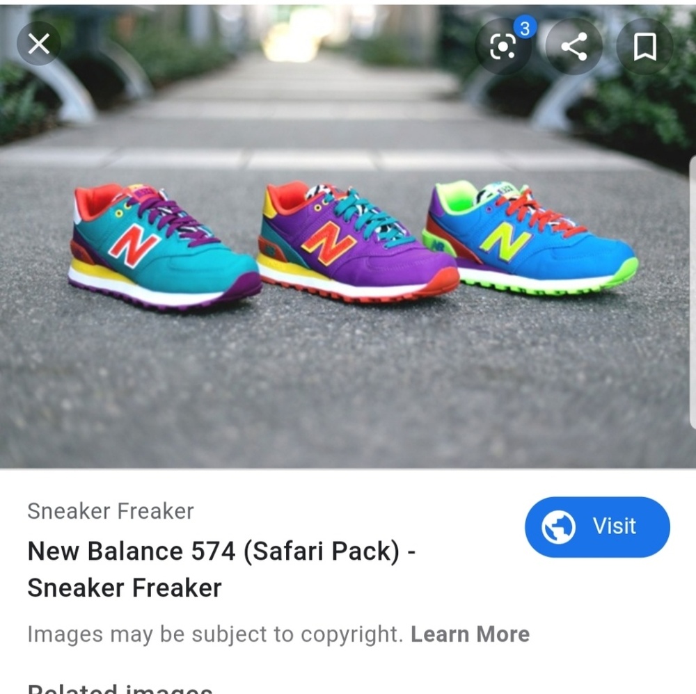 ISO NEW BALANCE SAFARI